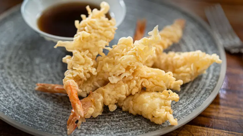 Prawn tempura